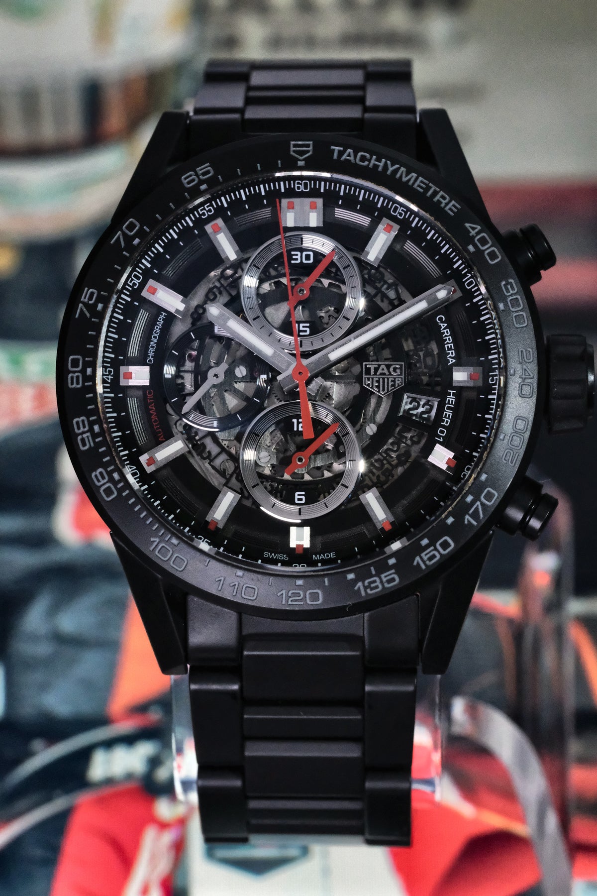 TAG Heuer Carrera Heuer 01 Full Black Matt Ceramic 45mm CAR2A91.BH0742