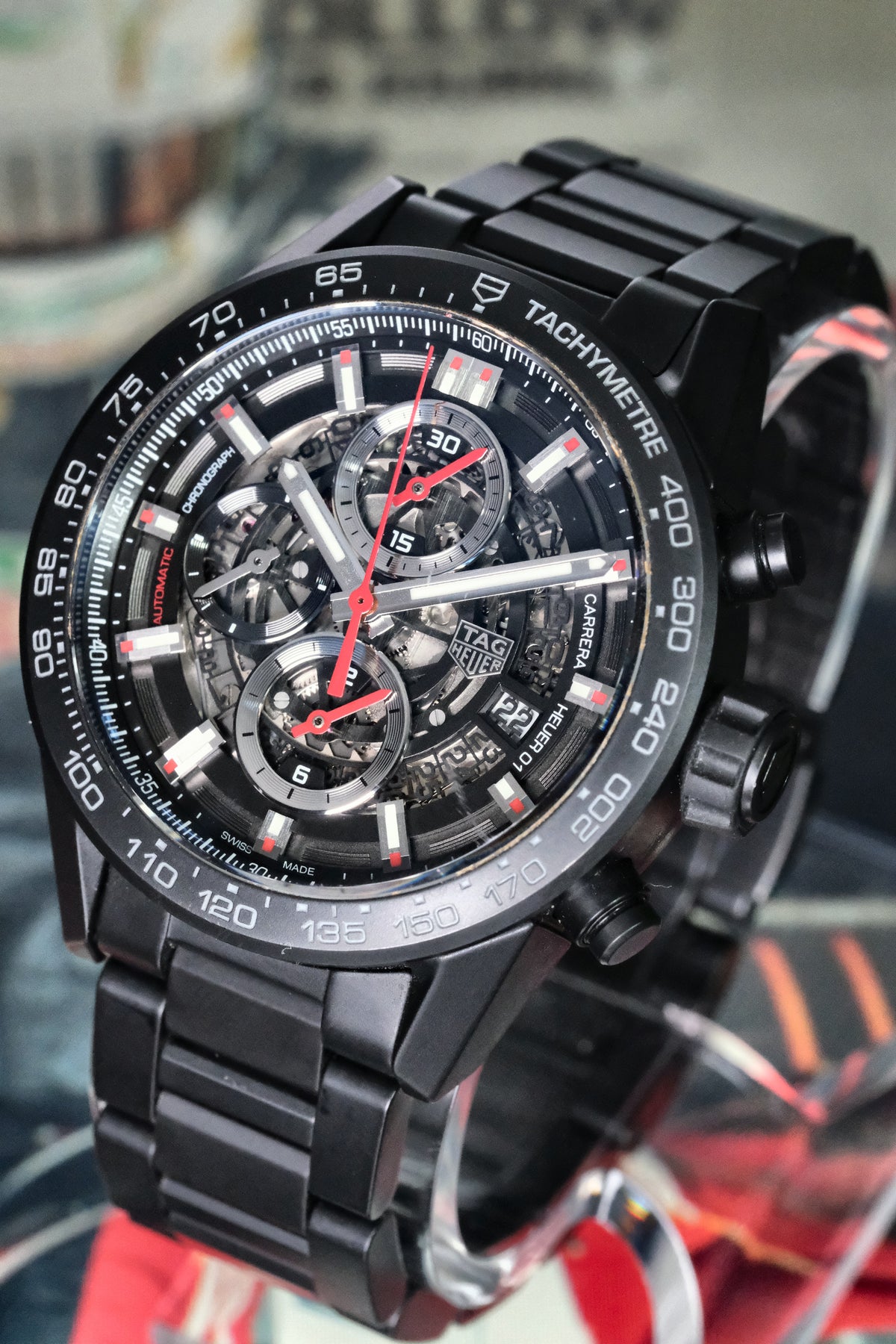 TAG Heuer Carrera Heuer 01 Full Black Matt Ceramic 45mm CAR2A91.BH0742
